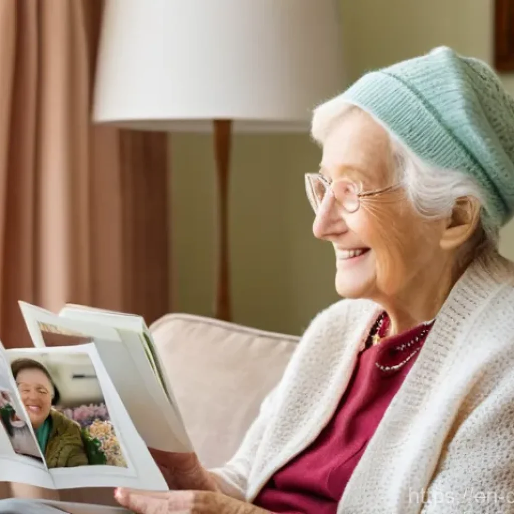 치매관리사 주요 업무와 실무 사례 - **Prompt: Empathy and Connection in Dementia Care**
    A heartwarming indoor scene featuring an eld...