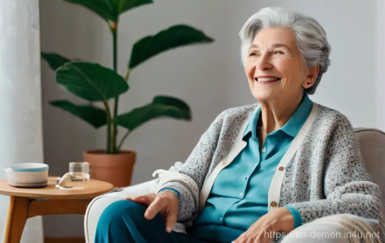 치매관리사 직업의 사회적 가치 - A Moment of Shared Melody**

An elderly woman, with kind, crinkled eyes and short, neatly styled gre...