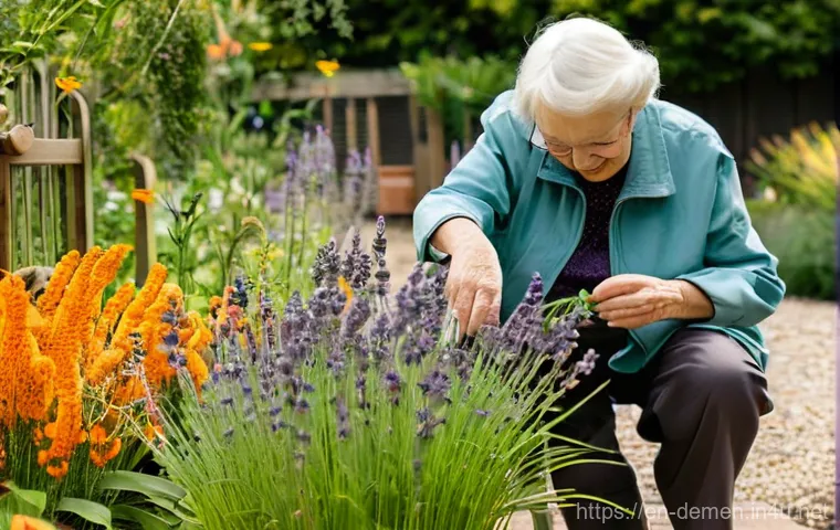 치매관리사 직업의 사회적 가치 - Respite in a Peaceful Setting**

In a well-lit, modern living room, an elderly man with dementia, dr...